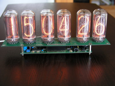 NCV2.1-18 - Nixie clock kit for IN-18 nixie tubes.
Nixie tubes are not included.